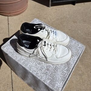 Zara White and Black Sneakers